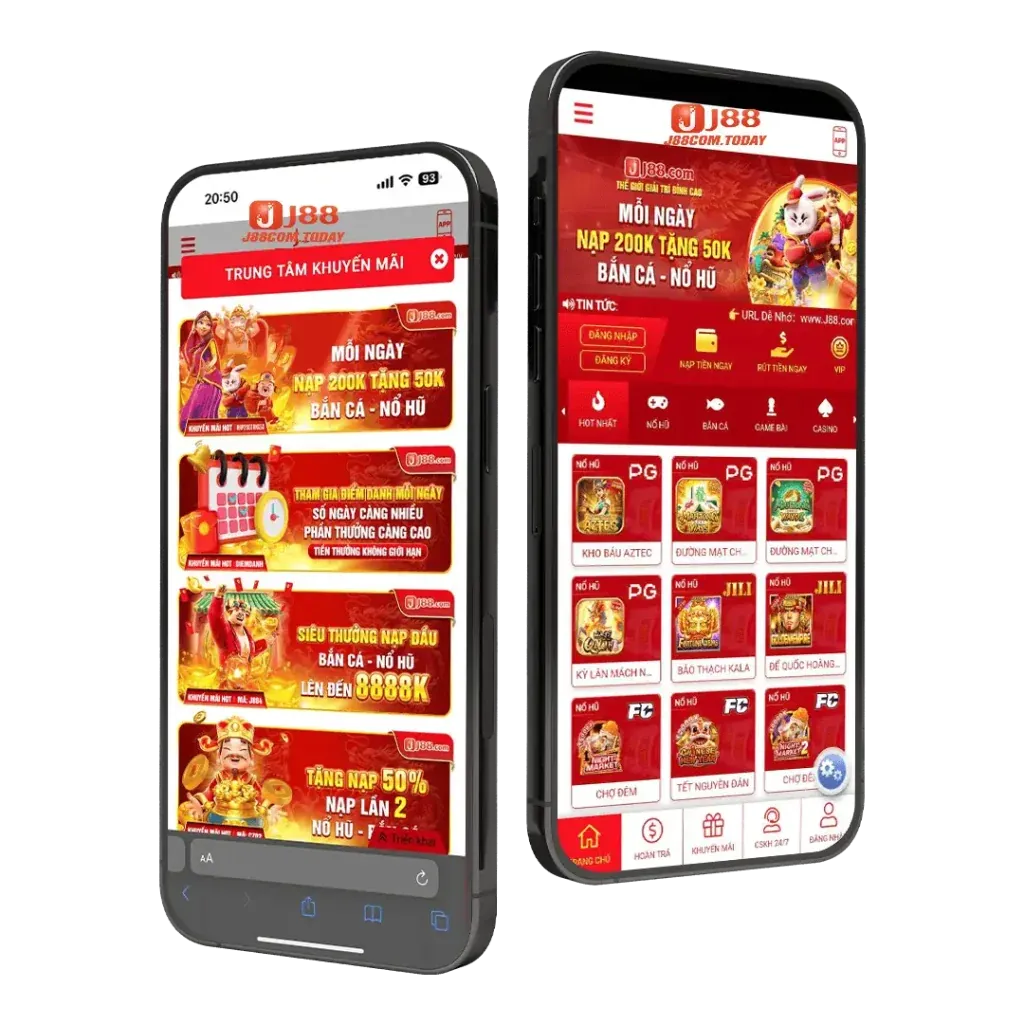 Kho trò chơi đa dạng J888 App